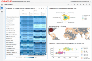 Beispiel für einen Oracle BI-Bericht